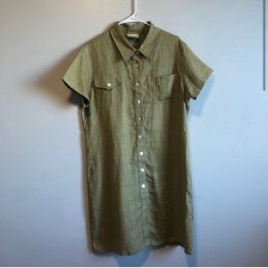 Linen Shirt Dress